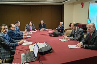 Reunión con las delegaciones del estado